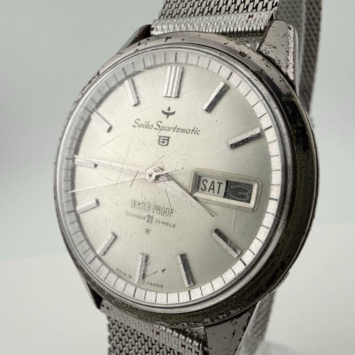 SEIKO Seiko 5 Sportsmatic Automatic Men s Watch Junk Working [N418]