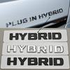 3D ABS Car Letters Logo HYBRID Sticker Side Fender Badge Rear Trunk Emblem For Mercedes Benz S Class C300 E300 GLE350 GLC300
