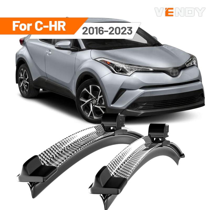 For Toyota C-HR CHR 2016- 2017 2018 2pcs Front Windshield Wiper Blades Windscreen Wipers Carbon Fibre