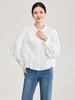 French Style Romantic Tencel Embroidered Women's Spring Shirt