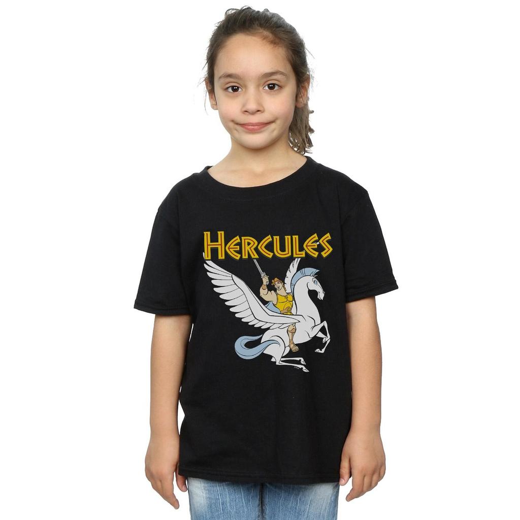 Disney Girls Hercules With Pegasus Cotton T-Shirt