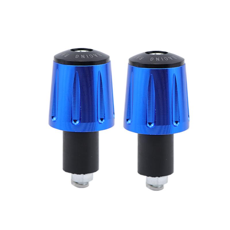 

Aluminum Alloy CNC Motorcycle Handlebar End Plug for Modifications синий