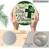 2D Flat - 1pc of 2D Flat Printed Aluminum Sign with a Blessed Pattern, Measuring 7.87X7.87 Inches (20X20 Cm). It'S Durable And Easy to Hang, Making