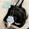 Kawaii Katzenpfote Eis am Stiel Schlüsselanhänger Kreatives Süßes Plüschtier Schlüsselanhänger Mädchenhafte Tasche Anhänger Rucksack Hängende Dekoration Schöne Geschenke