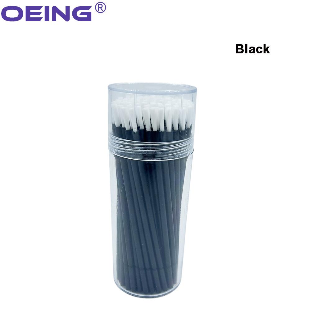 OEING 100PCS/Bottle Dental Disposable Micro Brushes Bendable Long Shank Applicators Brush Odontologia Makeup Cleaner tool
