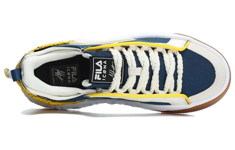 Sneakers FILA Core Viva Fashion Icona Skate Shoes 'White Blue Yellow'