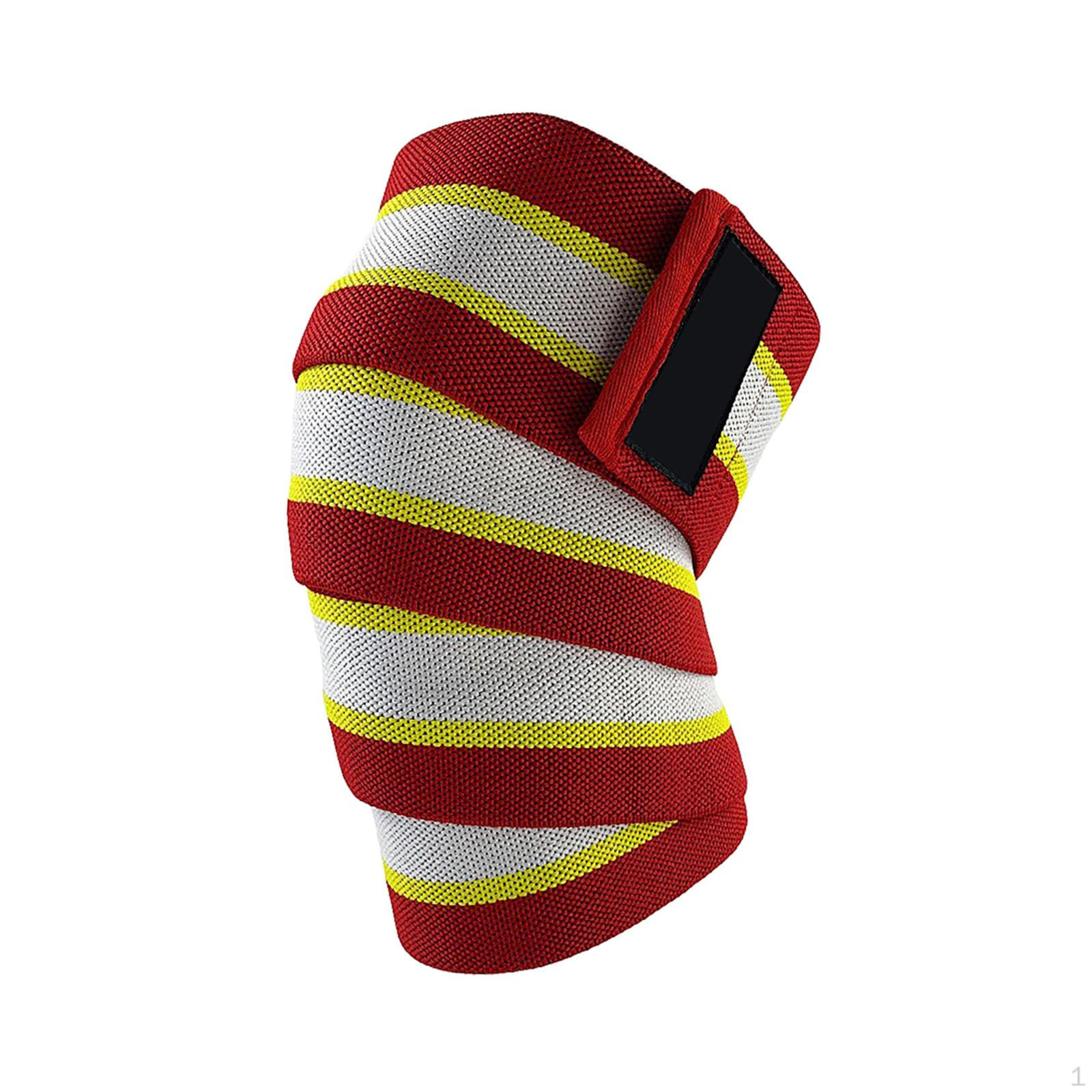 1 Pcs Knee Brace Compression for Soccer Gym Weightlifting Fitness Red Yellow White