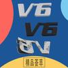 3D Premium V6 V 6 Sport for Car Engine Hood Fender Trunk Tail Rear Decal Emblem Badge Sticker