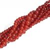 4-14mm/47-92Pcs Natural Red Agate Round Stone Beads For Jewelry Making DIY Bracelet Necklace