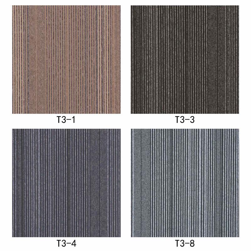 

Eco-Friendly Interlocking Office Carpet Squares for Conference Rooms 1 sqm = 4 tiles, eco-friendly PVC base