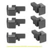 1/2/4Set Silicone Brush Nozzles Wiper Mounted Scrubbers Print Head Cleaner Printer Head Wiping For P2S 3D Printer