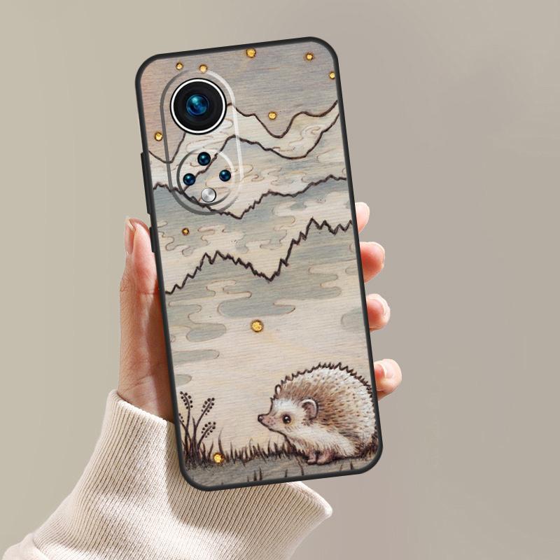 

Hedgehog and Balloon Case For Honor Magic 5 Pro 10 50 70 90 Lite X7 X8 X9 X6a X7a X8a X9a Magic 4 Lite Coque Honor Magic5 Lite