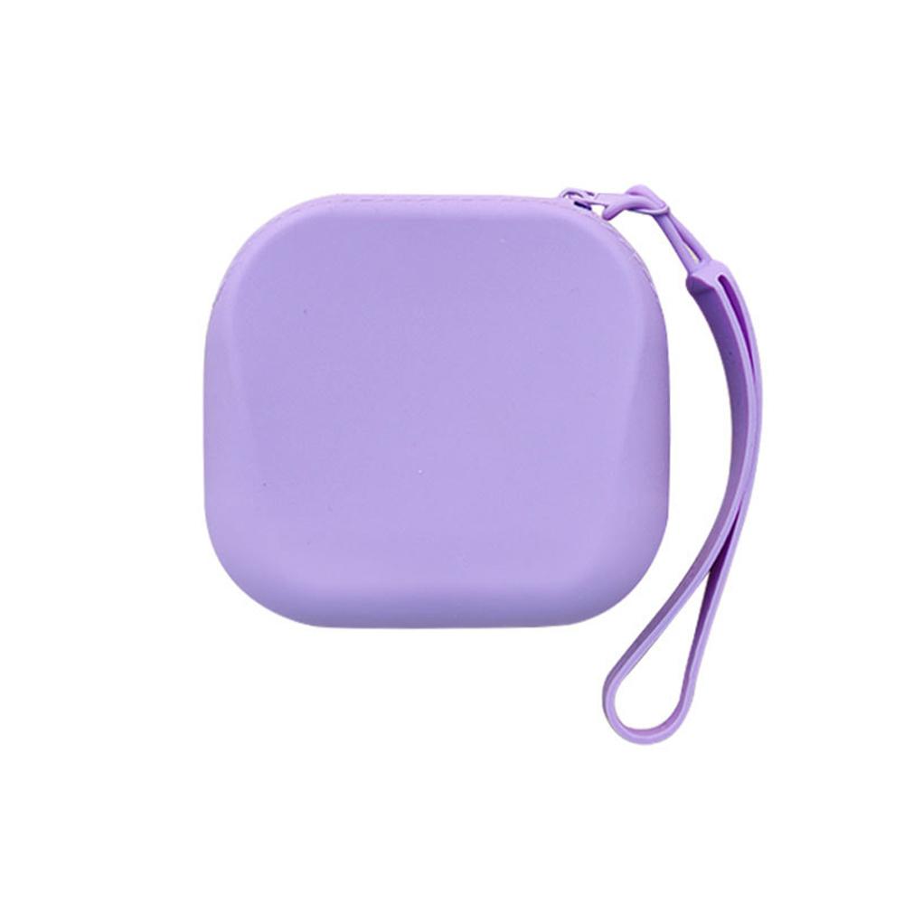 

Coin Purse Lightweight Keychain Headphone Case Multipurpose Multi-Purpose Bag For Sports Adventure фиолетовый