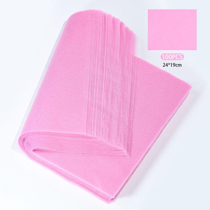 

100 листов Фильтровальная бумага для пылесборника для ногтей Хлопок Замена Фильтр для вакуумной очистки ногтей Нетканый материал Бумага Аксессуары для маникюра розовый
