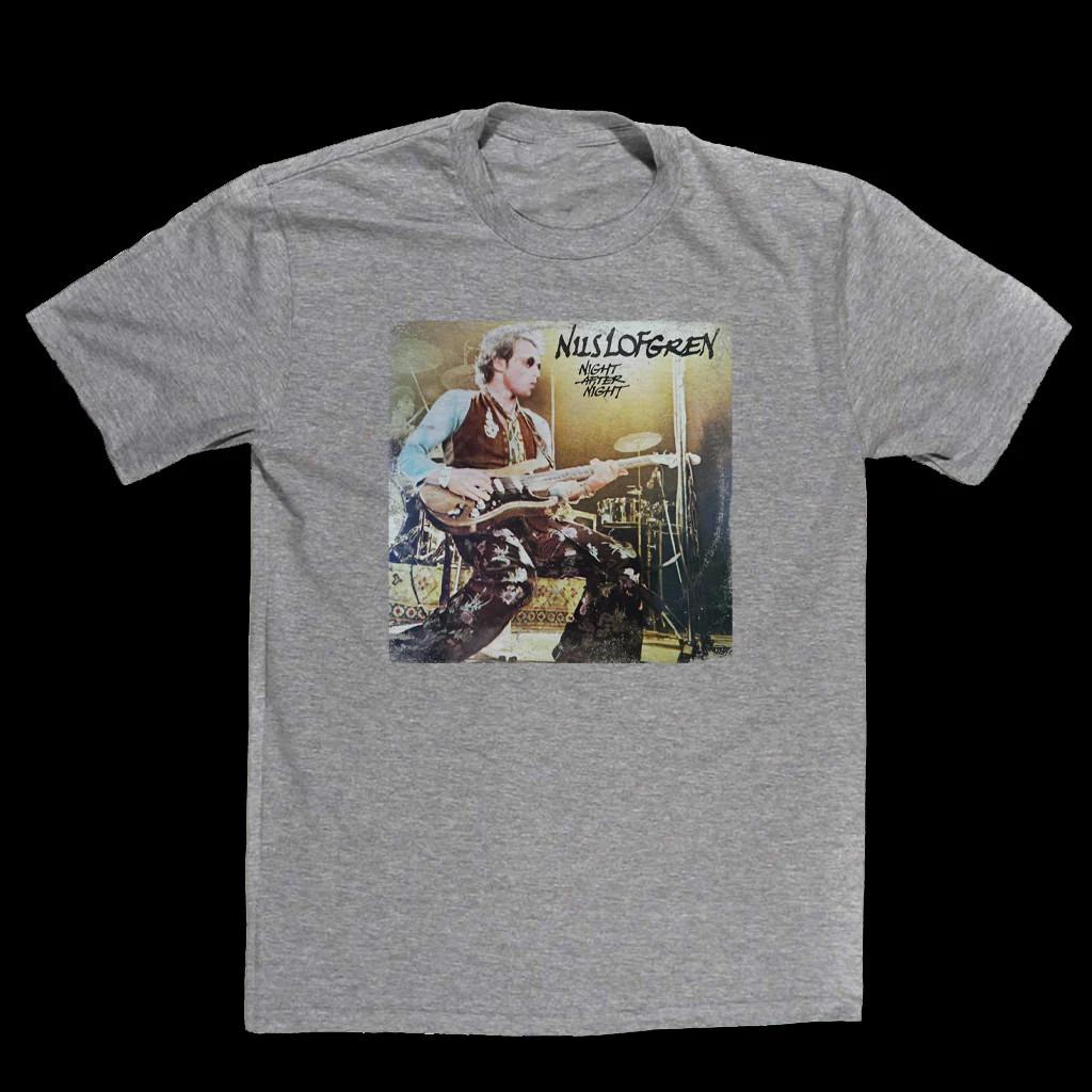 Night After Night Nils Lofgren Shirt Classic Sport Gray Unisex S-5XL IM1413 S разноцветный