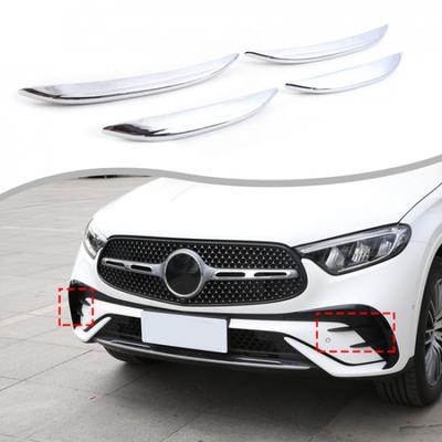 ABS Chromovaná Přední Mlhová Světla Pásky Dekorace Pasují Pro Benz GLC X254 -2024