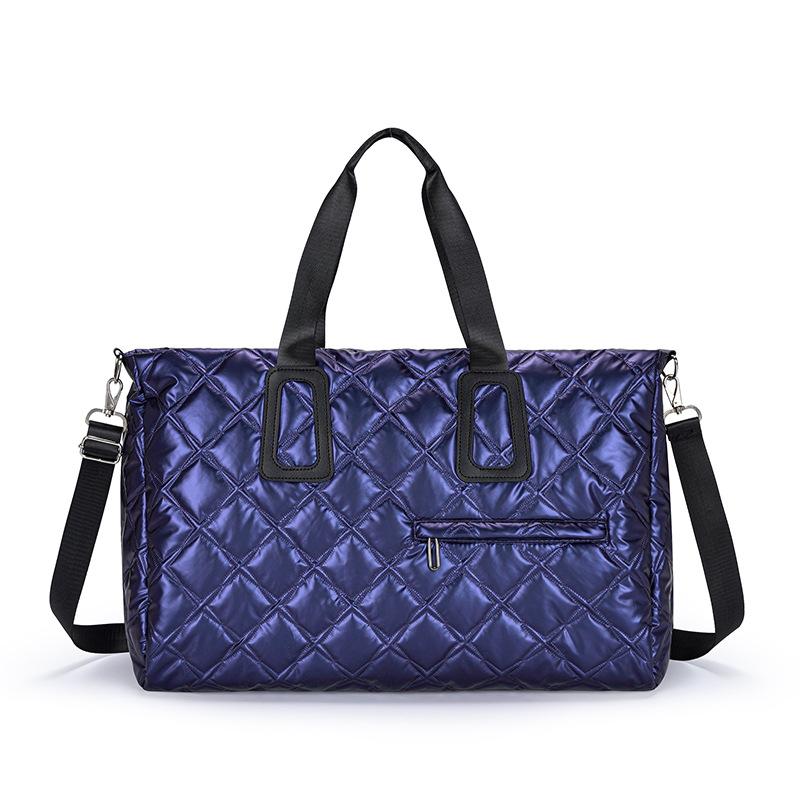 

Fashionable and Personalized Shiny Wet and Dry Separation Sports Gym Bag Short-distance Outdoor Waterproof Yoga Bag Handheld Travel Bag синий