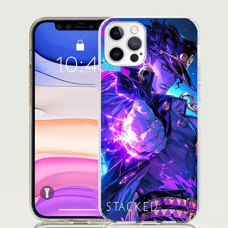 JoJo's Bizarre Adventure Kujo Jotaro Phone Case for Apple iPhone 17 Air 16 15 Plus 14 + 13 Mini 12 11 Pro Max 7 8 SE 16Max Soft