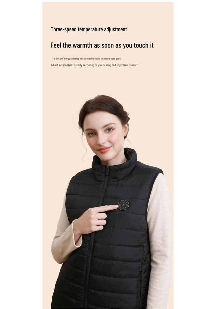 Unisex Smart Electric Heated Vest for Full-Body Warmth