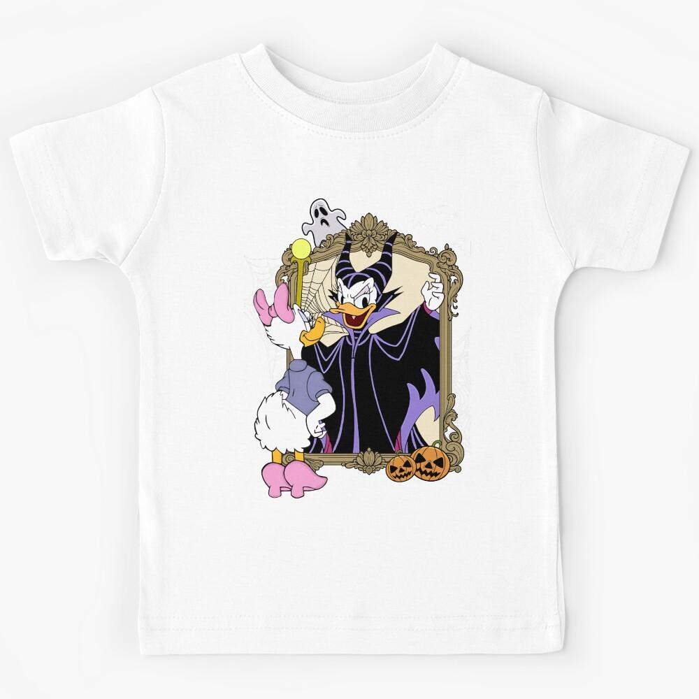Vintage Spooky Mirror Witch Reflection Halloween Kids T-Shirt 130