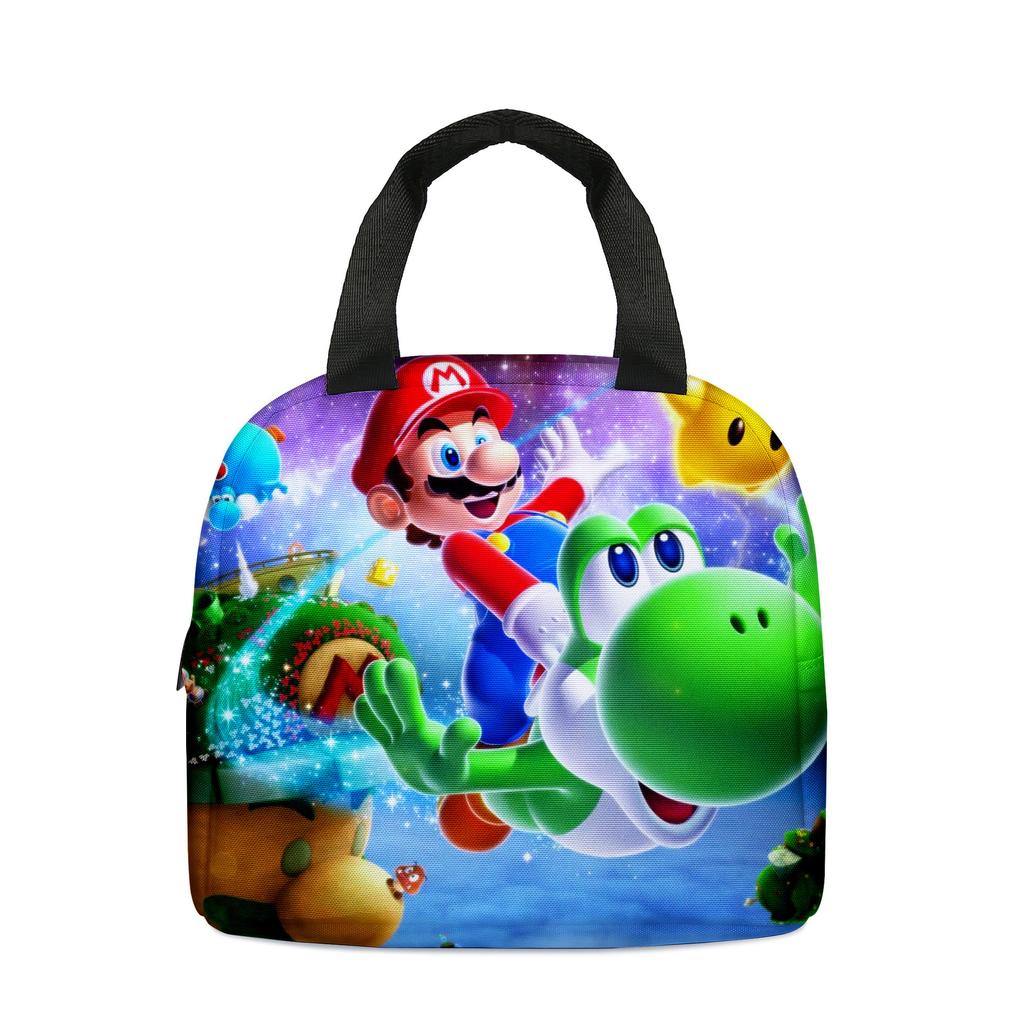 Lunch Bag Children'S Portable Lunch Box Bag Cartoon Portable Bento Bag Printed Outdoor Picnic Bag