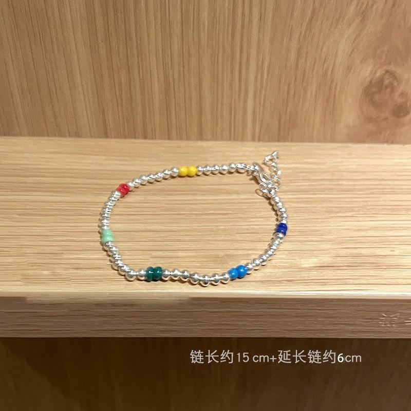 Dopamine-colored spring and summer woven bracelet female BFF hand string niche design all kinds of high-grade personalized jewelry