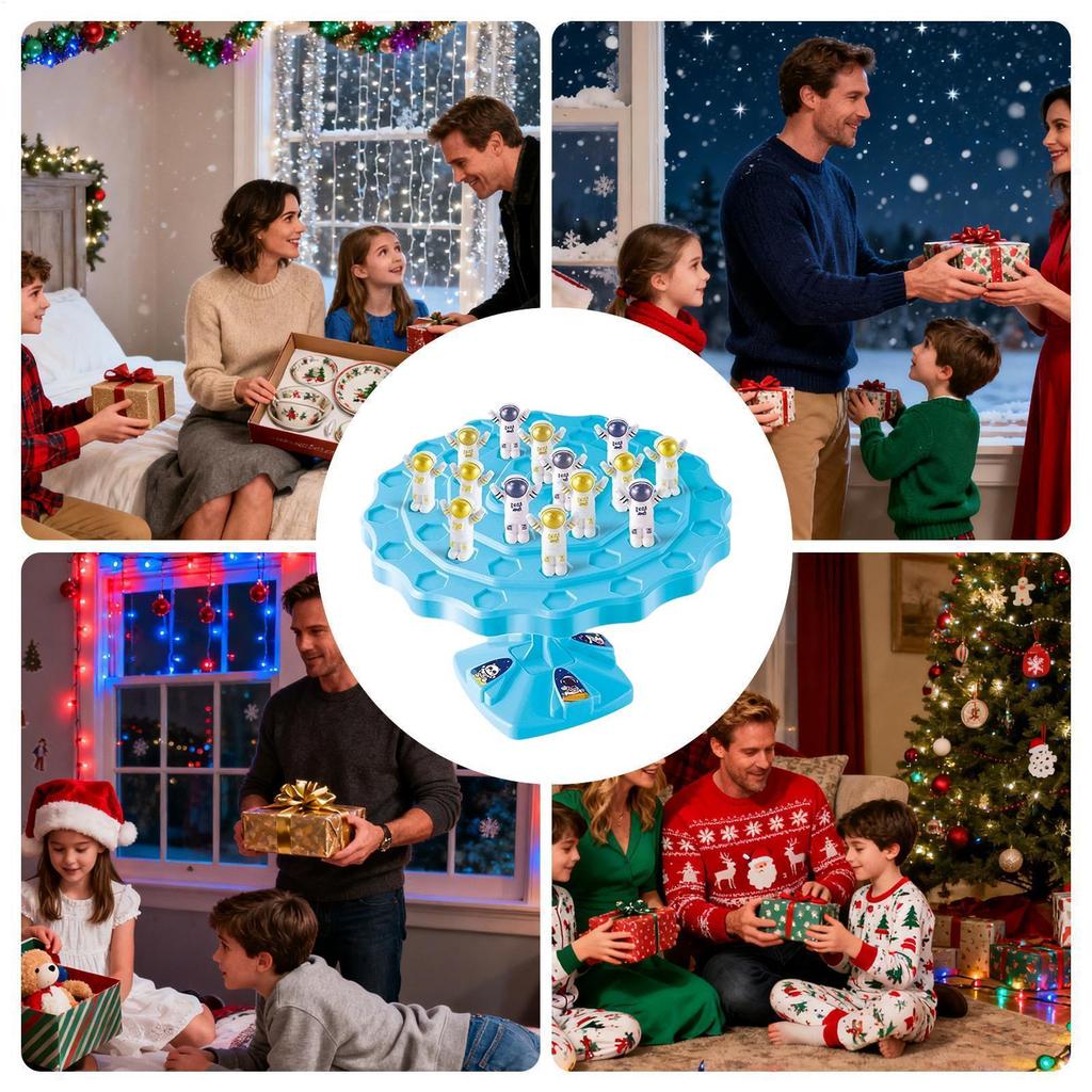 Frog Games Funny Frog Educational Toys Astronaut Two-Player Balanced Tree For Kids Girls Boys Adults Classroom Travel Home