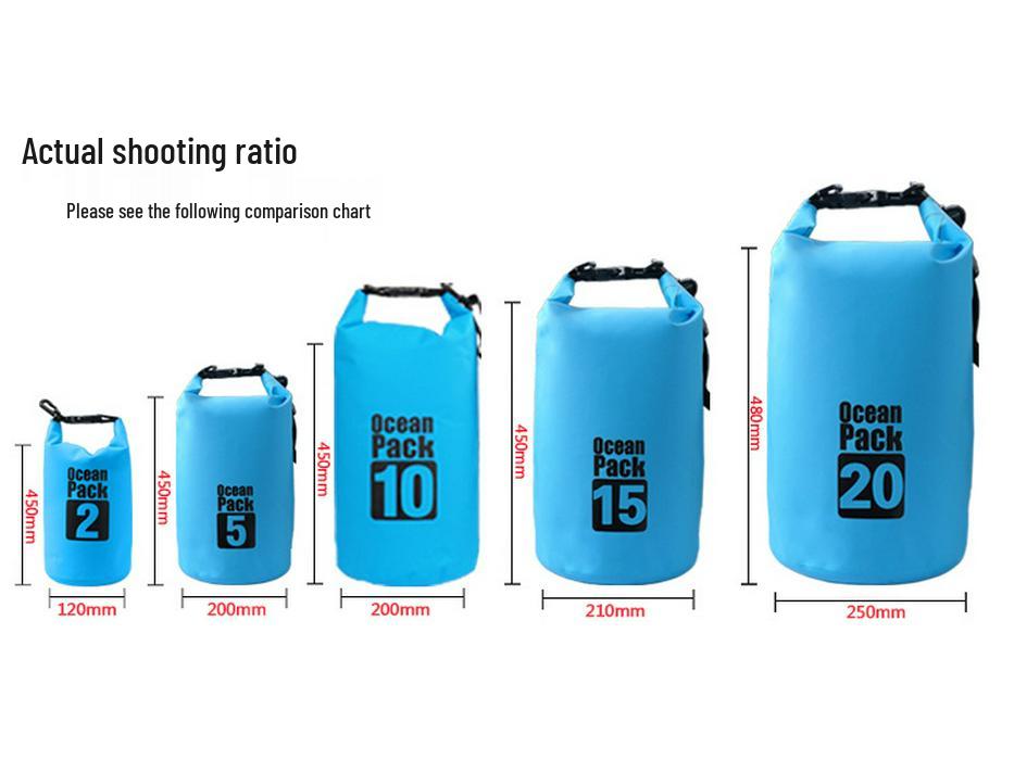 PVC Mesh Waterproof Bucket Backpack for Beach and Outdoor Use