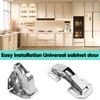 Stålskåpsgångjärn 90 Grader Utan Borrning Skåpsgångjärn Hydrauliskt Dämpande Gångjärn Möbelbeslag Tillbehör