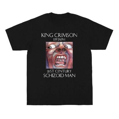 King Crimson T-shirt Prog Rock Experimental Rush Genesis Yes Women's Clothing Short Sleeve Summer T-shirt Fashion Y2K Top Kawaii