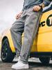 TIDEWORD Baggy Loose Super Wide Denim Casual Sizes Available In Light and Dark Blue Pants, Fit, Pants, Slacks, Fit, Spring, Summer, Fall, 28-48,