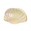 Hair Clip Gradient Color Hollow Design Shell Shape Hair Claw Plastic Resin Material Strong Grip Back Head Hair Claw