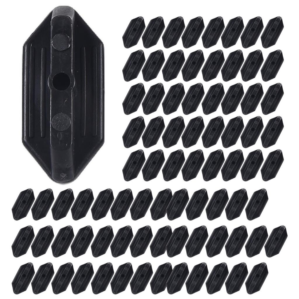 No Visible Screws Deck Clips Plastic Connectors 100 Pcs