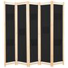 5-panel Room Divider 200 X 170 X 4 Cm Fabric