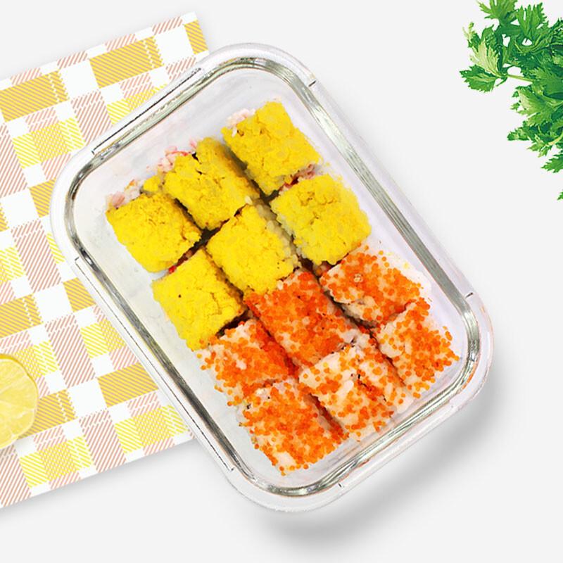 Chuangde Borosilicate Glass Food Storage Containers - 700ml 2-Pack
