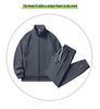 Men's Trendy Loose Cardigan Sweatshirt Set - Autumn/Spring Casual Long Sleeve Sportswear for Couples