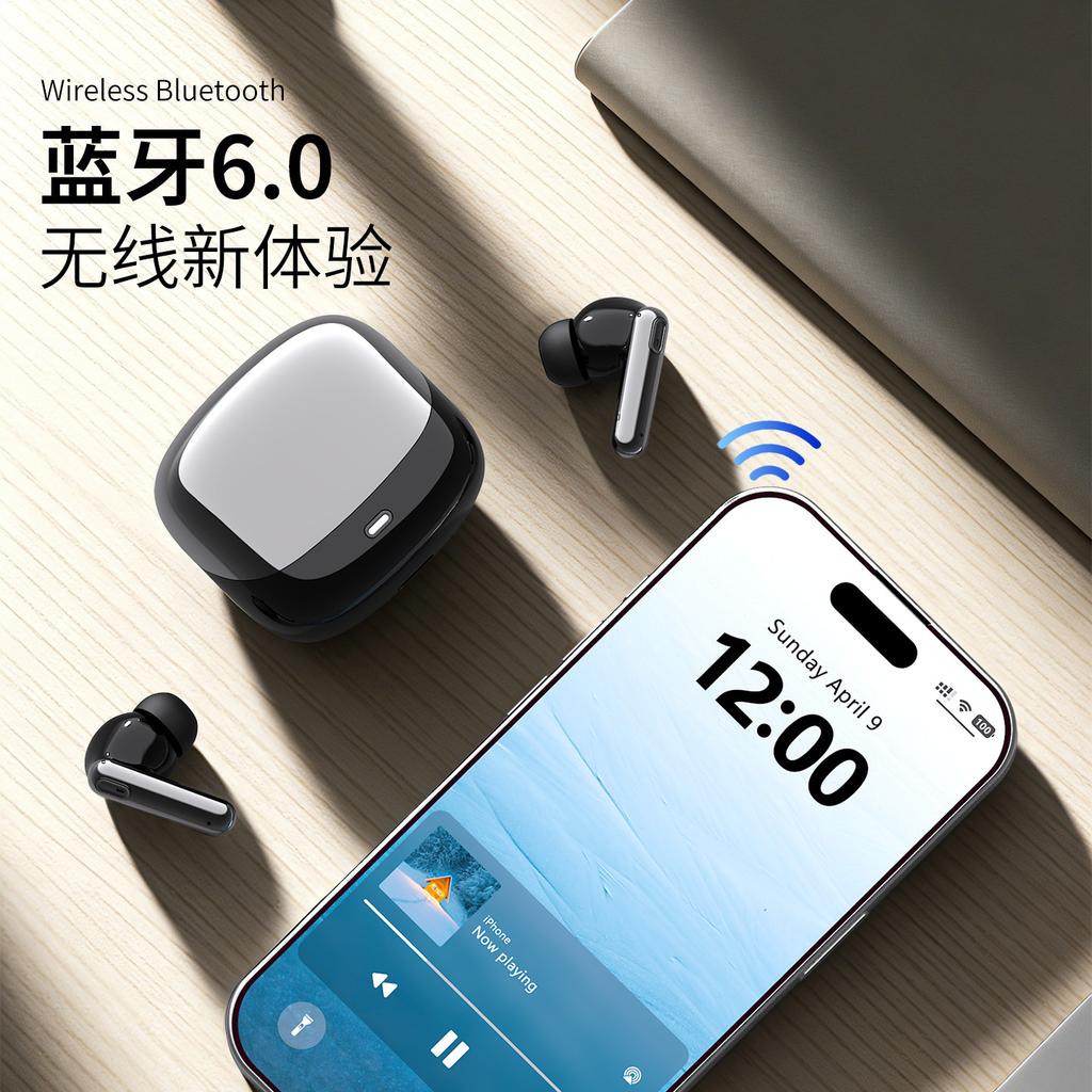 Wireless Bluetooth Headset High Sound Quality Long Battery Life In-ear Call Noise Reduction Earplugs
