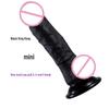 Superweicher Silikon-Saugbecher-Vibrator - Kleiner realistischer Dildo für Frauen