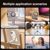 Universal Magnetic Phone Holder 360° Rotating Portable Phone Stand Foldable Tripod Magsafe Mount for Live Broadcast Travel Plane