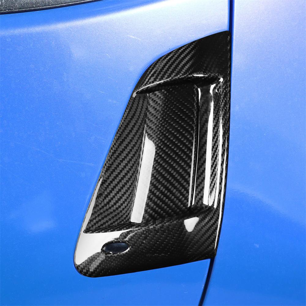 Real Carbon Fiber Exterior Door Handle Cover For 09-21 Nissan 370Z Z34 RHD Only