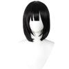 Anime Cosplay Wig, Qiao Ling Black Bob Short Hair High-Temperature Fiber Synthetic Hairpiece