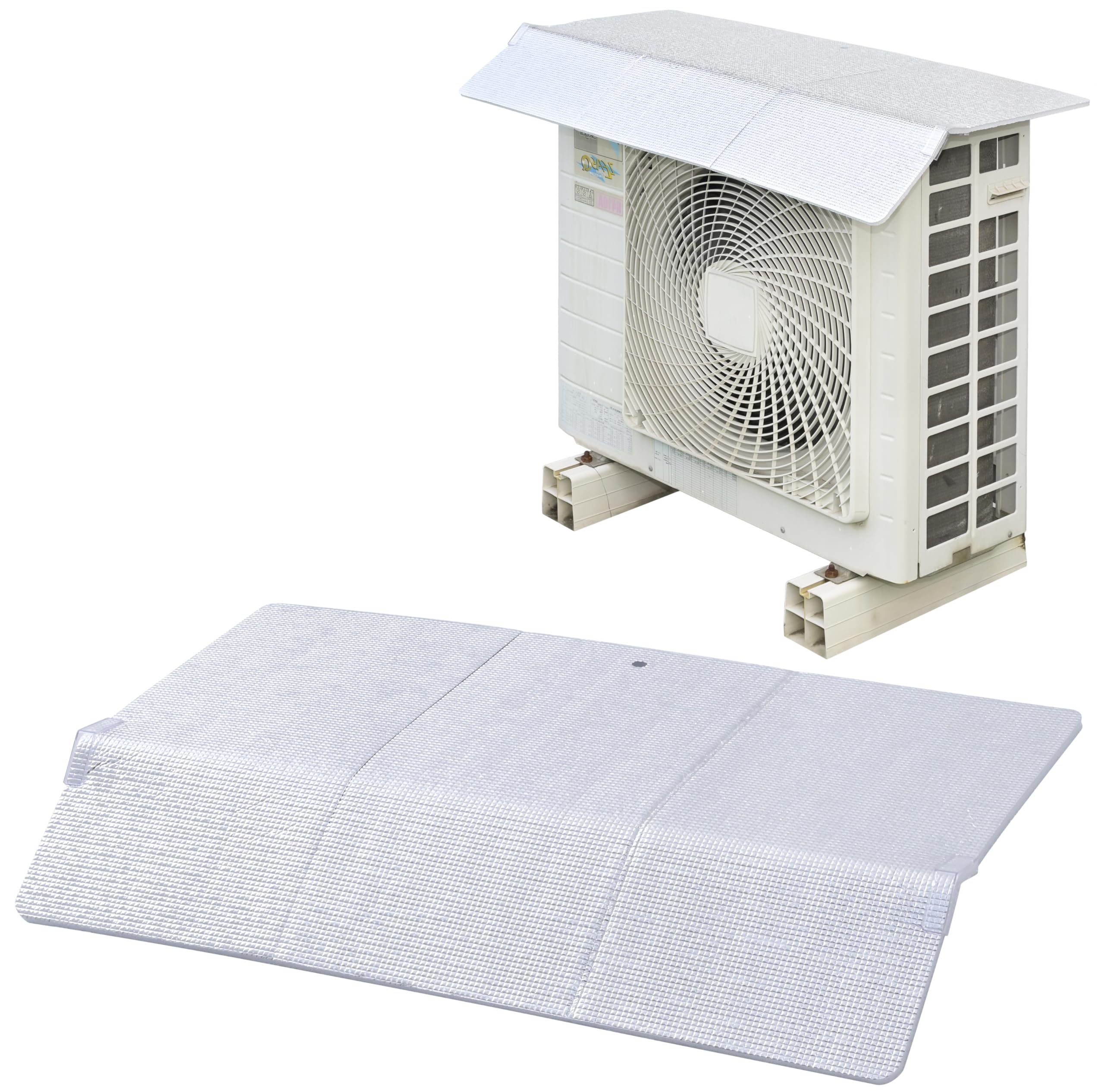 

YAMAZEN Aluminum Air Conditioner Outdoor Unit Wide Type with 99cm Wide x 52cm Instant Easy Energy for Outdoor Guard, Cover, Eaves, Deep, Installation,