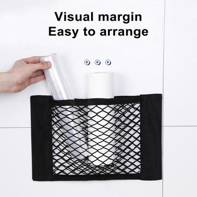 Borsa a rete portaoggetti Yousheng con nastro a strappo Intimo cavo visibile Involucro di plastica Organizer per articoli vari Sacchetto a rete