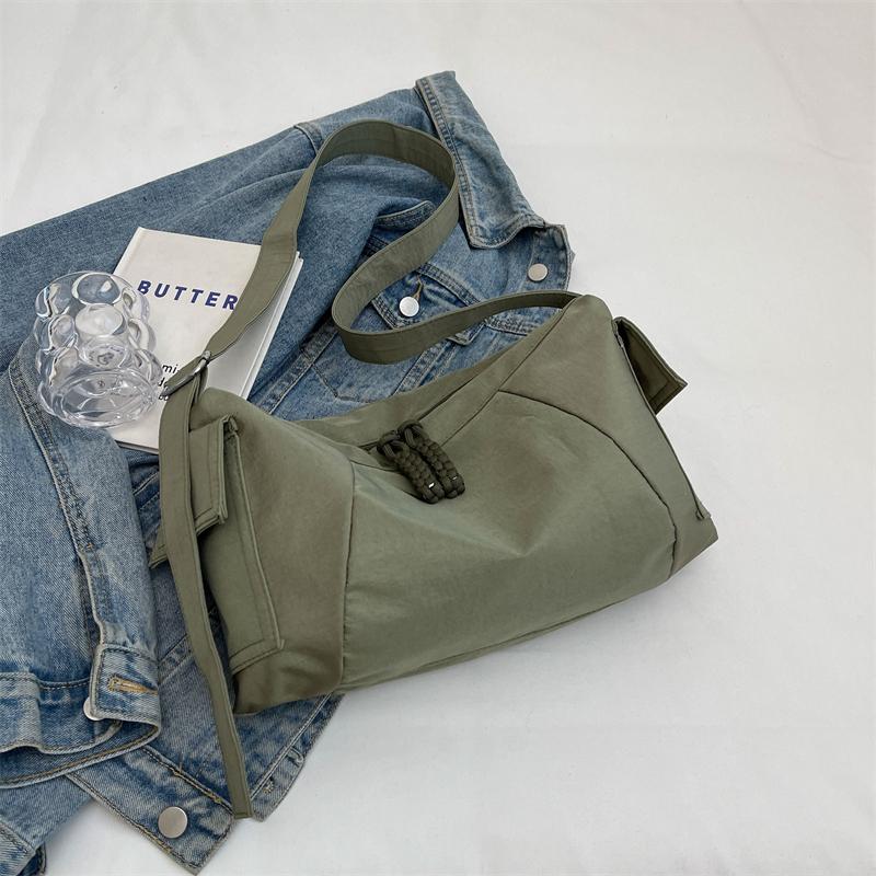 Холщовая сумка через плечо Женская большая сумка Большая вместительная дорожная сумка — фото 17