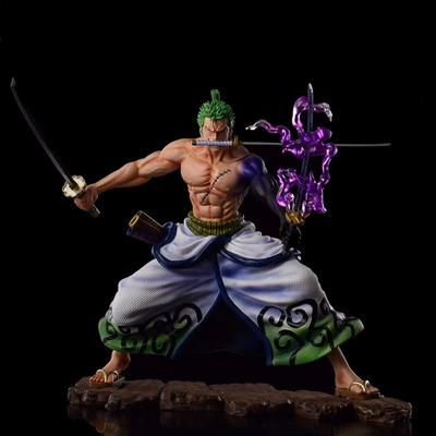 One Piece Figure Wano Country Roronoa Zoro Meč Enma Akční figurka Anime Socha PVC kolekce Modely Hračky pro děti Dárek