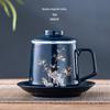 Tianxi Retro Ceramic Tea Mug with Lid