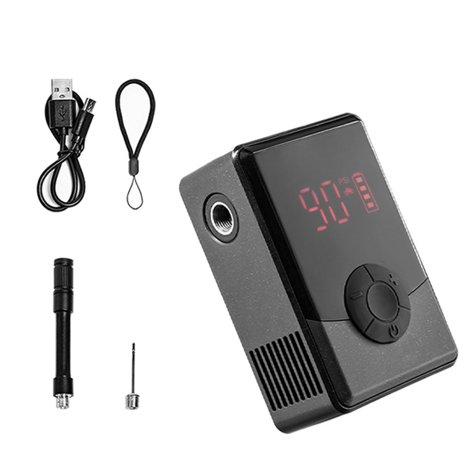 

Велосипедный насос с цифровым дисплеем давления Портативный электрический насос для мотоциклов, велосипедов, мячей