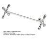Metal Chopstick Rest Cutlery Rest Reusable Chopstick Stand Dining Utensil Rest Prevents Rolling for Spoons Forks Dining Table Home Party Wedding Use