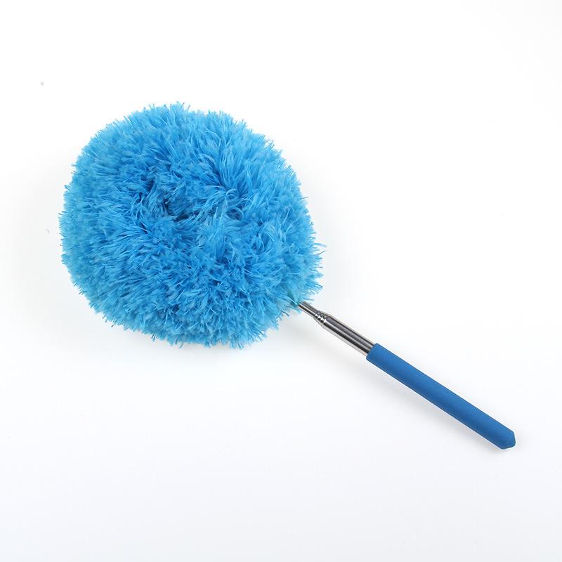Telescopic Ceiling Fan Blade Dusting Brush - Creative Household Cleaning Tool with Fiber Bristles