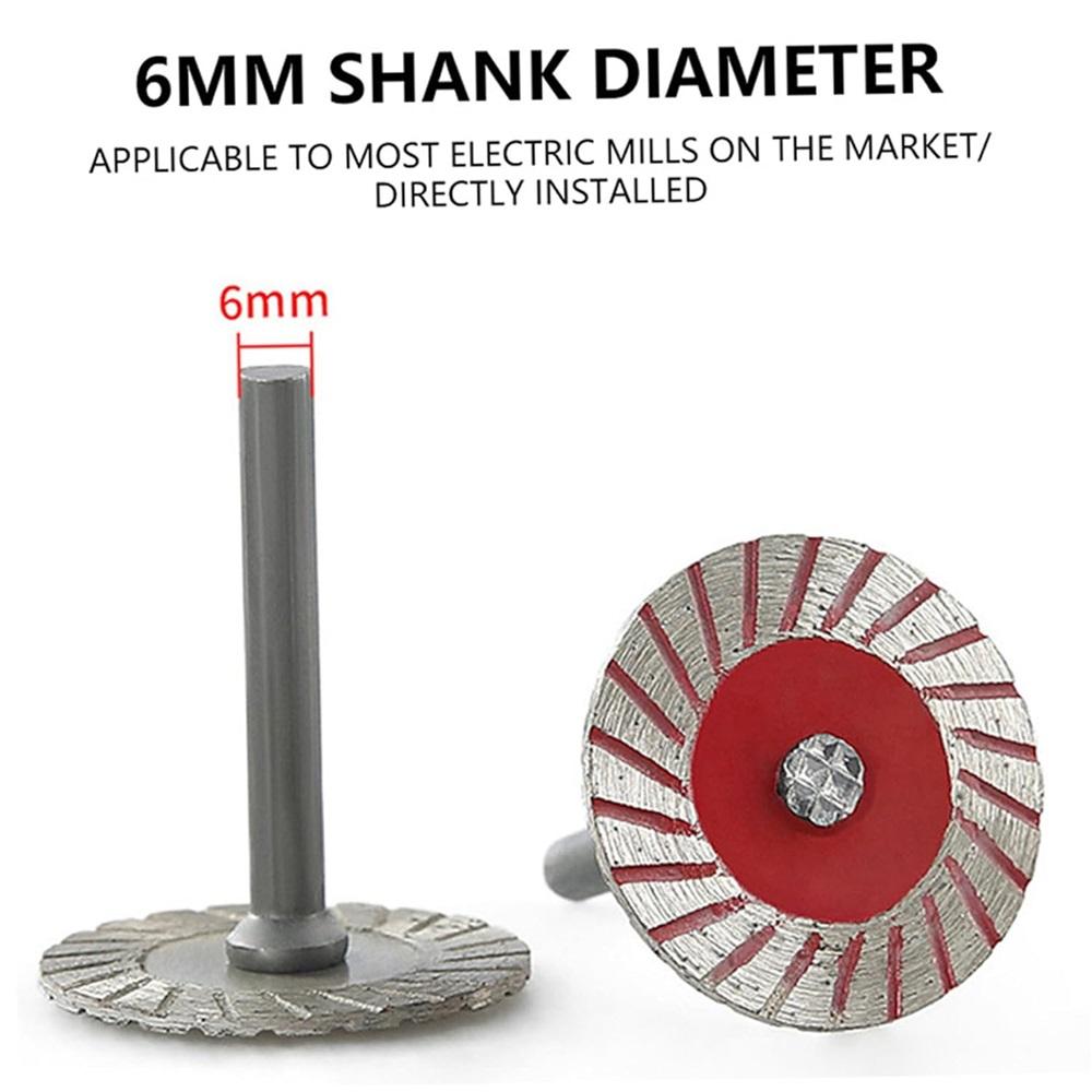 10-piece Pack Stone Carving 40mm Diamond Saw Blades Diamond Cutting Discs Cutting Wheel Blades Suitable For Granite, Marble, Ceramic And Tiles